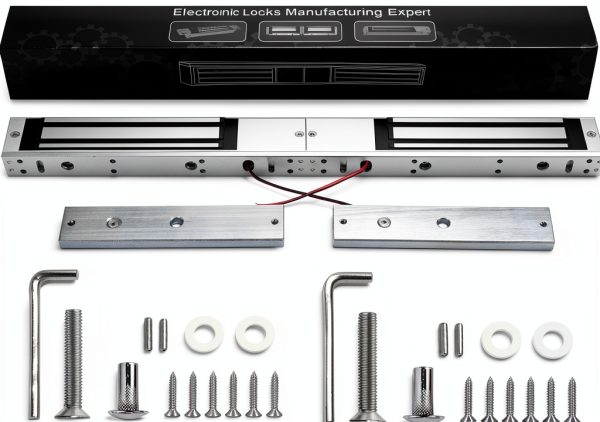 Guanghuifeng Dual Door Magnetic Lock 600lbs Auto Lock-7