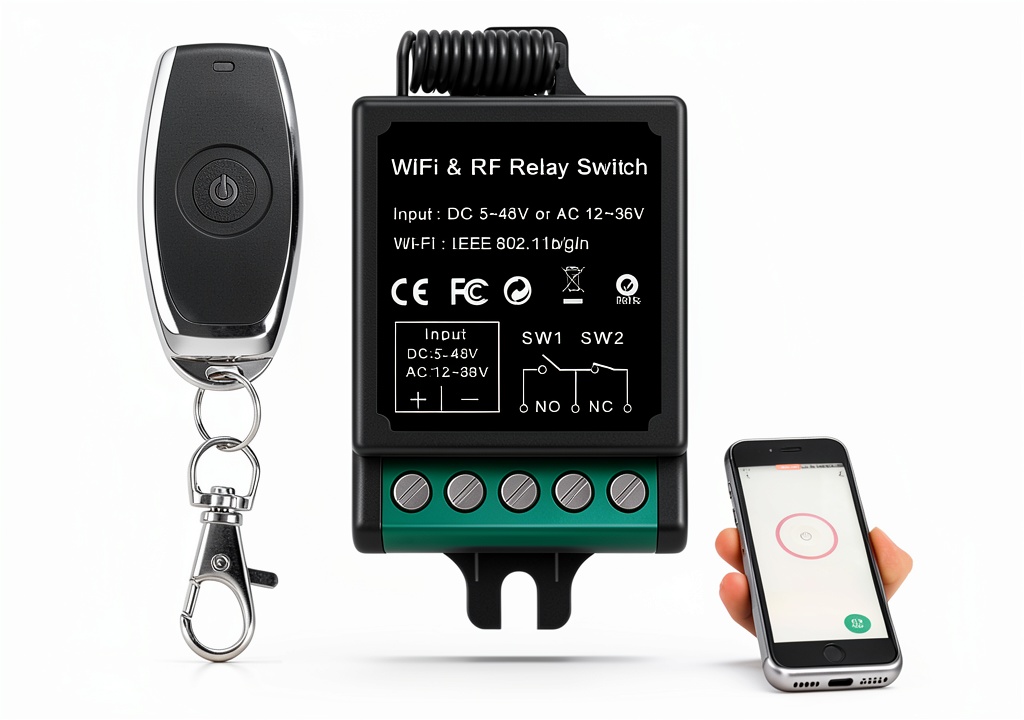 idealWIN Wi-Fi RF Switch connected to a smart access system