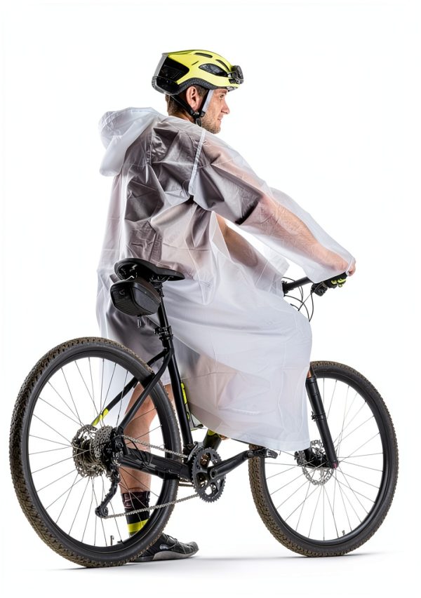 JaGely Rain Ponchos Waterproof Reusable Adult Outdoor Gear-5