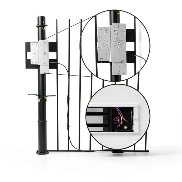 Haupowfo Electromagnetic Lock 1200lbs Force Gate Door-2