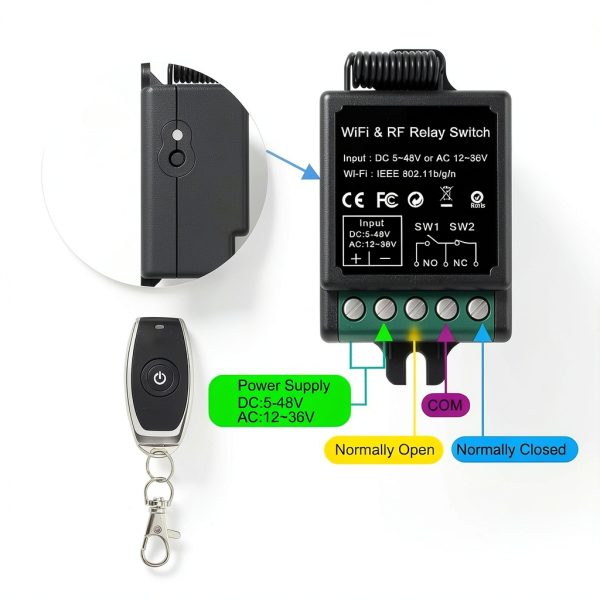 idealWIN Wi-Fi RF Switch Remote Control Smart Home Device-1