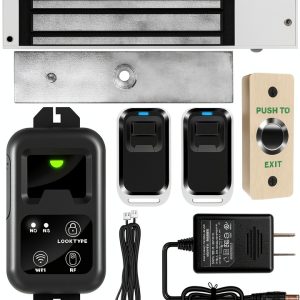 UHPPOTE Wi-Fi Electromagnetic Lock Remote Control Silver-0