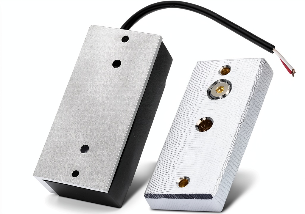 Dioche Electric Magnetic Lock installed on a glass door