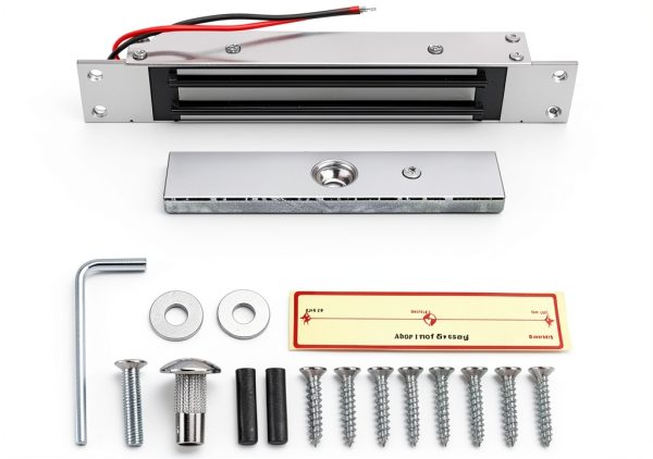 SKYZONAL Electromagnetic Lock 600lbs Flush Mount Silver-7