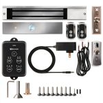 Preruner 600lb Electromagnetic Lock Remote Control Security-0