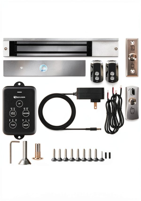 Preruner 600lb Electromagnetic Lock Remote Control Security-0