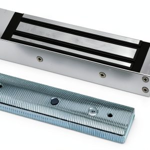 SKYZONAL Electromagnetic Lock 600lbs Flush Mount Silver-0