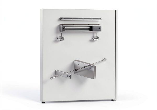 Guanghuifeng Dual Door Magnetic Lock 600lbs Auto Lock-6