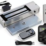 UHPPOTE Wi-Fi Electromagnetic Lock Modern Black Silver-0