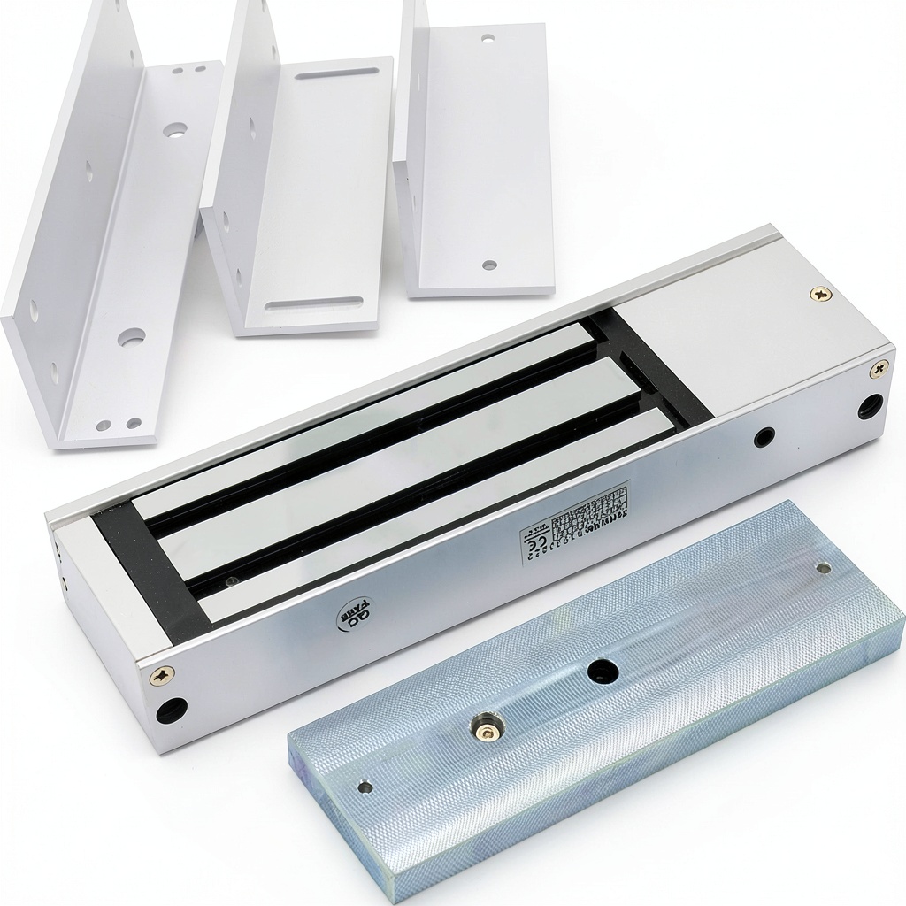 Installing Mageway ML1200 1200lb electromagnetic lock on a metal gate