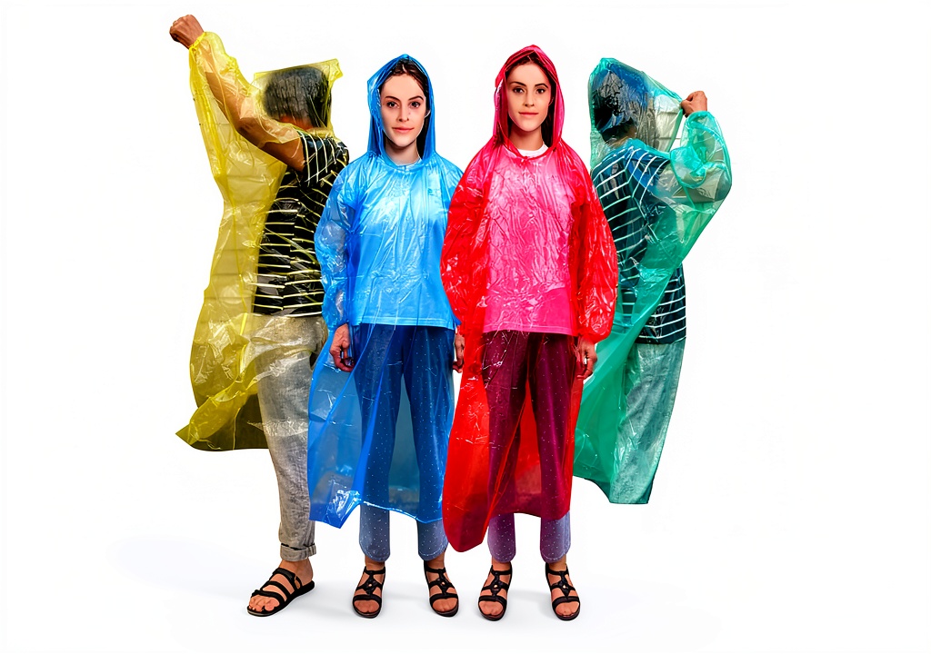 Leberna Waterproof Poncho in Blue