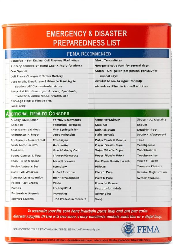 Emergency Preparedness Checklist ZieglerWorld Tools Home-0