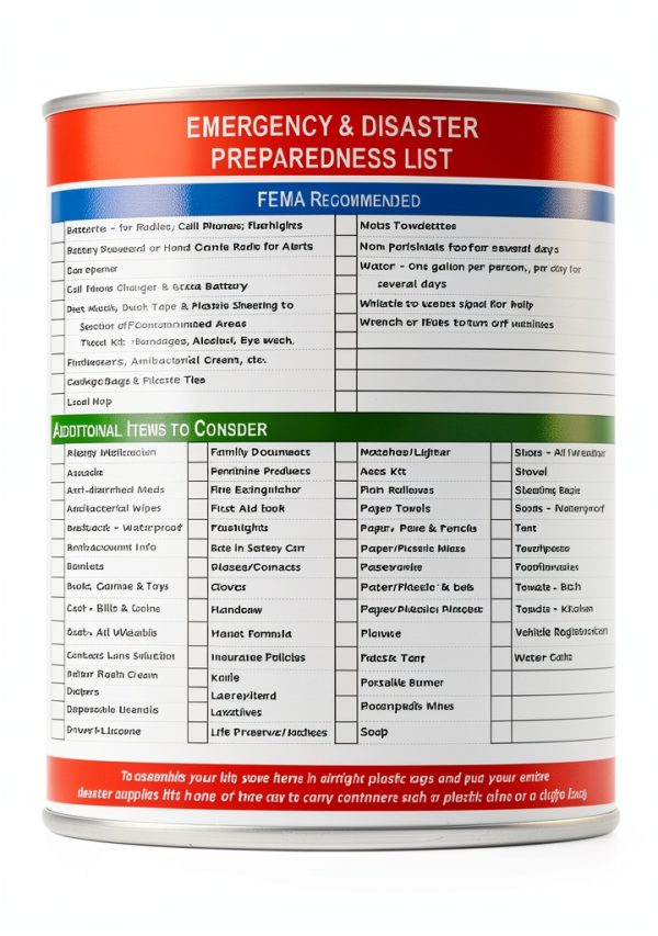 Emergency Preparedness Checklist ZieglerWorld Tools Home-1