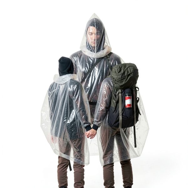 Rain Poncho LIXINSHENGTAI Waterproof Transparent-4