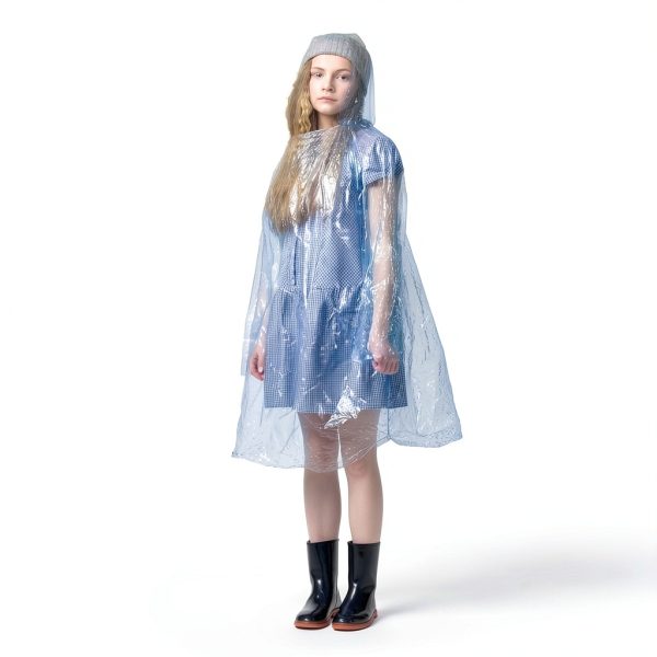 Adult Rain Poncho twoworld Waterproof Hood-2