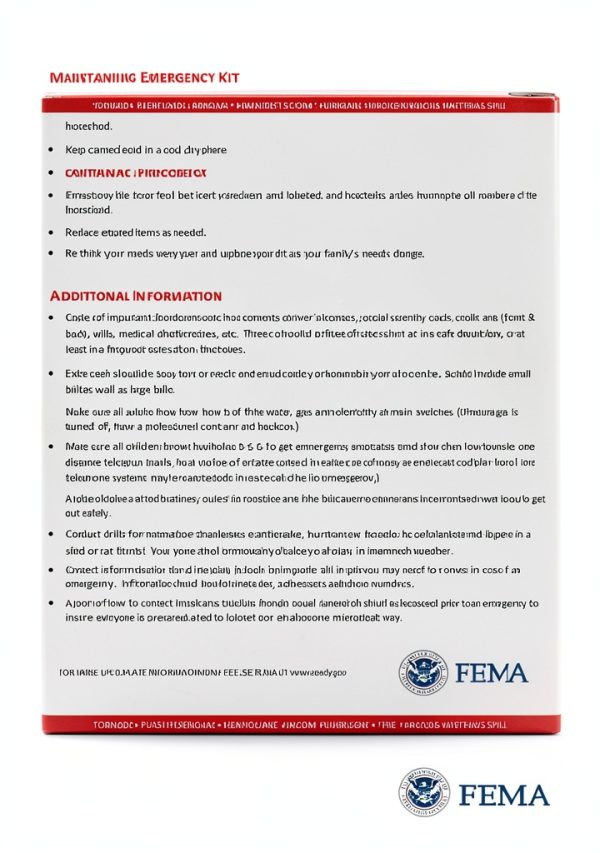 Emergency Preparedness Checklist ZieglerWorld Tools Home-2