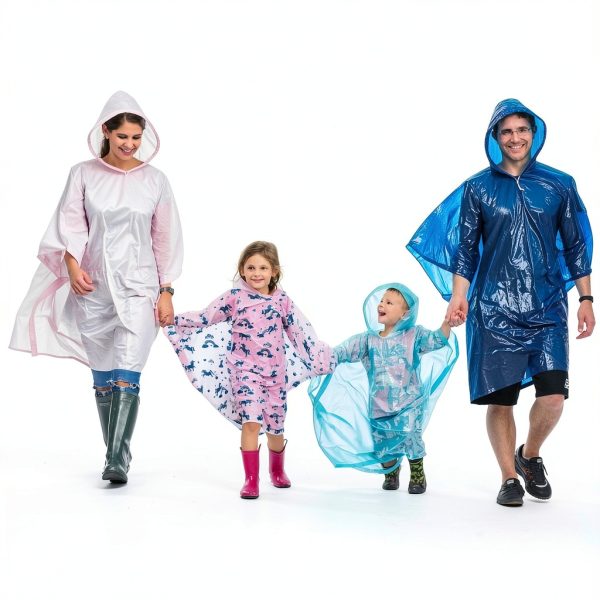 Rain Poncho Furry Smile Waterproof Recyclable-1