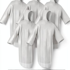 Rain Poncho LIXINSHENGTAI Waterproof Transparent-0