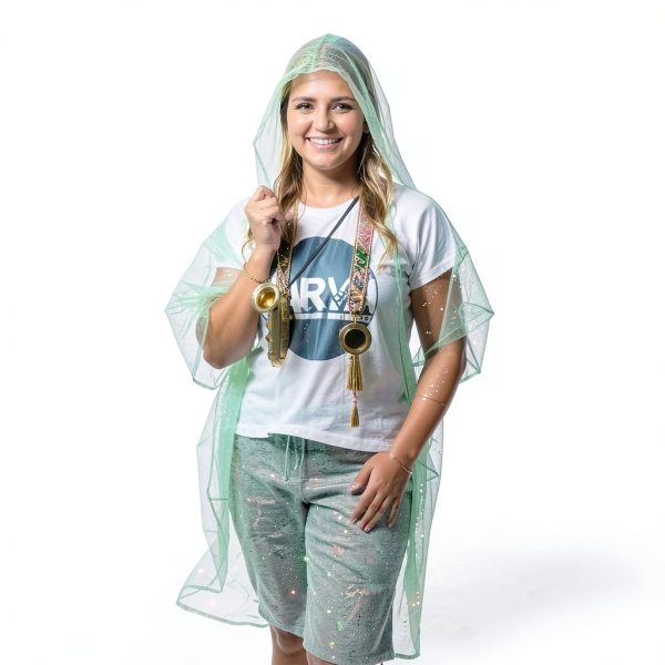 Rain Poncho Sara Glove Disposable Waterproof Unisex-3