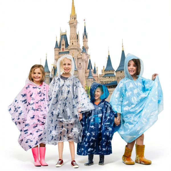 Rain Poncho Furry Smile Waterproof Recyclable-3
