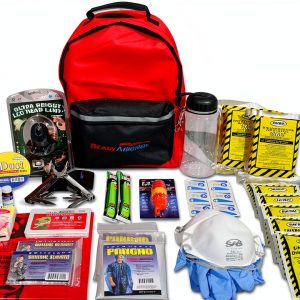 Emergency Survival Kit Ready America 2 Person Medium Orange Nylon-0