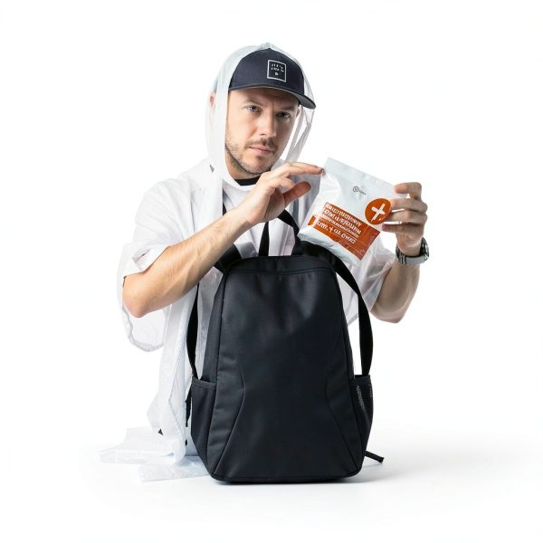 72 HRS Emergency Survival Kit 2 Person Black Compact Portable-4