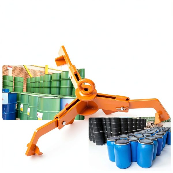 1pcs Open & Closed Head Drum Lifter 1600 lb Capacity, Lifter for 30-55 Gallon Barrel Steel Plastic Drums-5