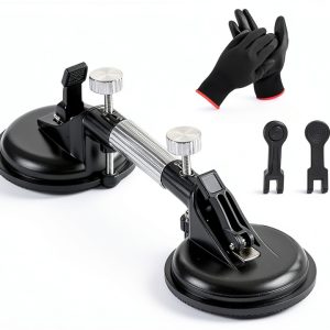 Lcassoon Laminate Floor Gap Repair Tool Rotatable Alignment Black 1pc-0