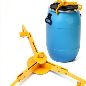 1pcs Open & Closed Head Drum Lifter Lifter 1000lb Capacity, Vertical Drum Clamp, Lifter for 30-55 Gallon Barrel Steel Plastic Drums, Heavy-Duty Pallet Puller Clamp-0