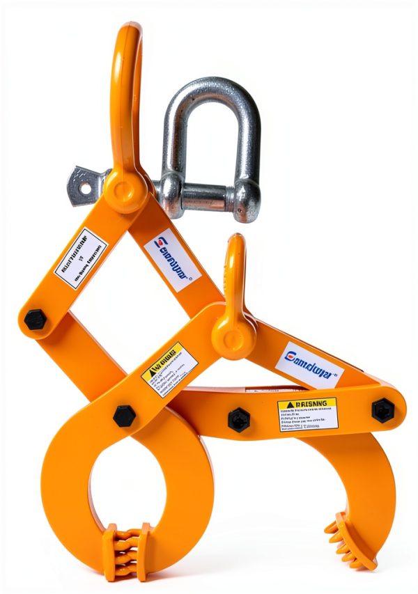 Industrial Pallet Puller Clamp,2204lbs Capacity Heavy Duty Scissor Clamp with 6" Jaw Opening,Compatible with Forklift Chains for Pulling Pallets,Wood & Trees-6