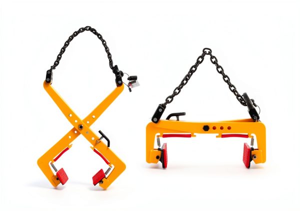 Granite Slab Lifting Clamps 772lbs, Heavy Duty Stone Lifting Clamps Jaw Opening Up to 19.68 inch, Adjustable Lifting Pliers Vertical Steel Plate Clamp Granite Curb Clamp Scissor Lifter-1