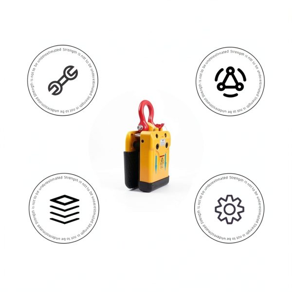 Import Heavy Duty Stone Lifting Clamp,2300.46 lbs Load Capacity, Stone Miter Clamp 0.4-1.97 in Opening Range, slab lifterIndustrial Grade Steel Construction slab lifter. (Yellow)-3