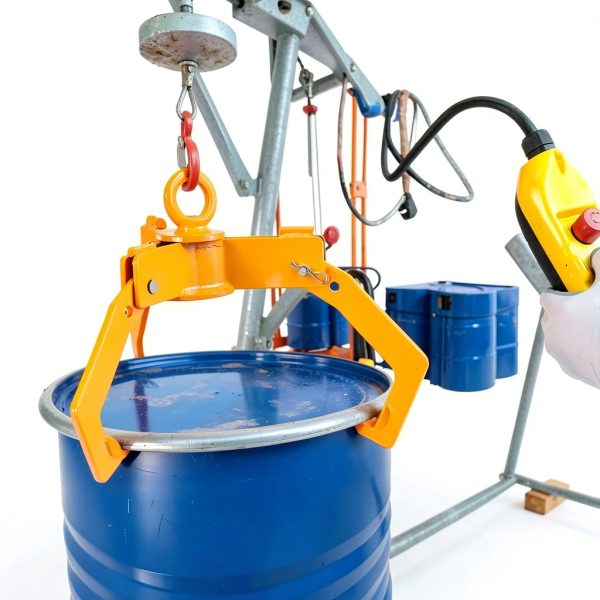 1pcs Open & Closed Head Drum Lifter 1600 lb Capacity, Lifter for 30-55 Gallon Barrel Steel Plastic Drums-4