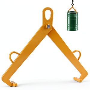 Vertical Drum Clamp WowDIY Drum Lifter 1100 lbs Capacity Yellow-0