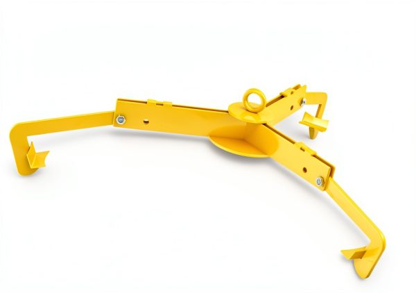 1pcs Open & Closed Head Drum Lifter Lifter 1000lb Capacity, Vertical Drum Clamp, Lifter for 30-55 Gallon Barrel Steel Plastic Drums, Heavy-Duty Pallet Puller Clamp-4
