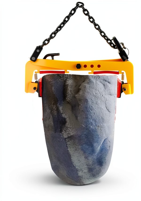Granite Slab Lifting Clamps 772lbs, Heavy Duty Stone Lifting Clamps Jaw Opening Up to 19.68 inch, Adjustable Lifting Pliers Vertical Steel Plate Clamp Granite Curb Clamp Scissor Lifter-5