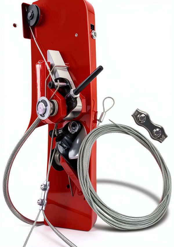 FJ7595-1 Lock Latch Release Cable & Clamp Compatible with Rotary Lifts SP7、SPO7、SPOA7、SPO88、SPO9、SPO10、SPO12-29 Foot, 7K–10K Capacity, Replaces FJ7594-1-3