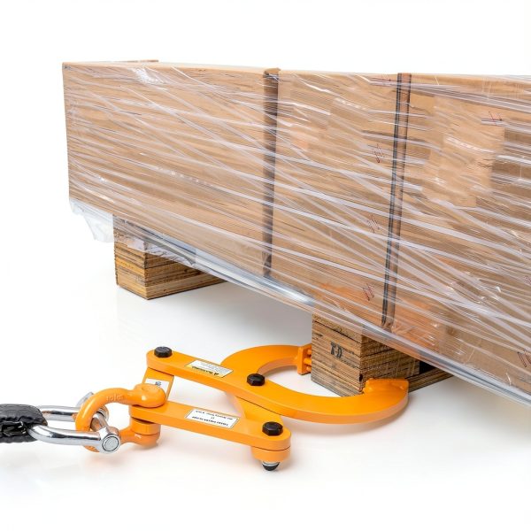 Industrial Pallet Puller Clamp,2204LB Grabber Hook Heavy Duty Steel Single Scissor for Pulling Pallets,6.1'Jaw Opening,for Forklift Chain,Stump Puller,Handling Stump Puller Pulling Hoisting-3