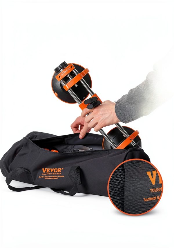 VEVOR Seamless Seam Setter 2 Pack 6inch Suction Cups 530LB Orange-5