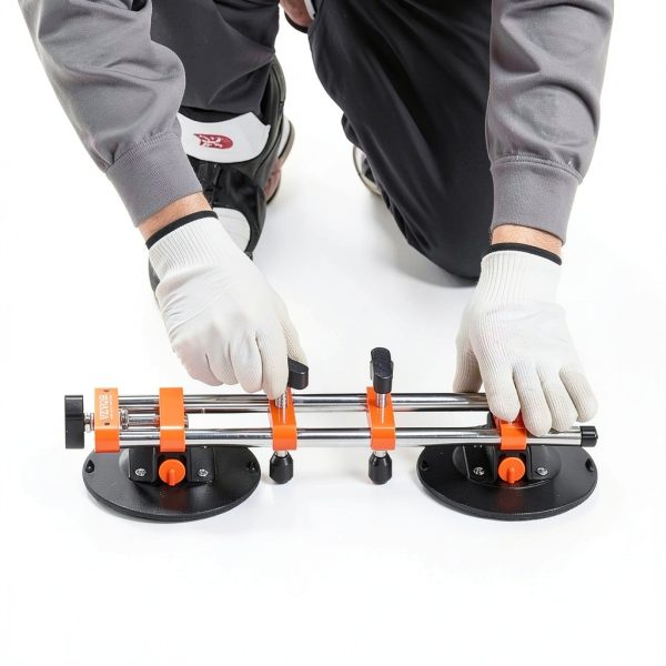 VEVOR Seamless Seam Setter 2 Pack 6inch Suction Cups 530LB Orange-7